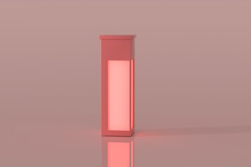 3d rendering Chinese style lattern