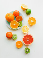 Fresh citrus fruits