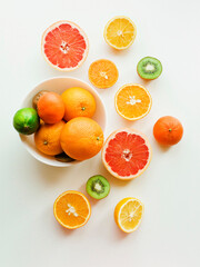 Fresh citrus fruits