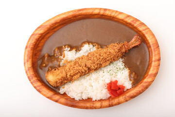 海老フライカレー