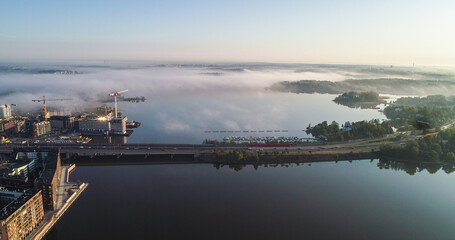 Helsinki foggy morning 07