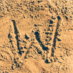 sand alphabet