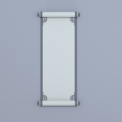 3d rendering chinese style scroll
