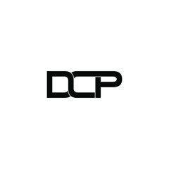 dcp letter original monogram logo design