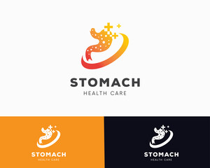 stomach care logo designs concept vector, Stomach logo designs template