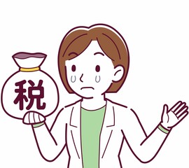 Young woman in a lab coat