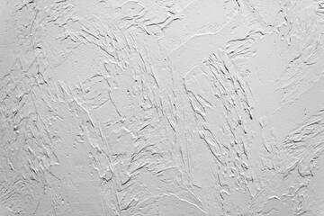 wall covered with coarse putty