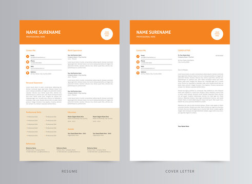 Clean Resume/CV and Cover Letter Template 