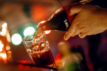 various drinks and their unusual presentation
