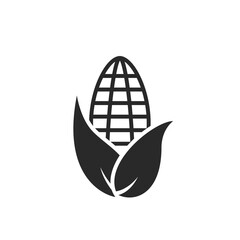 corn icon. agriculture, farming, agronomy, eco and environment symbol. isolated vector image