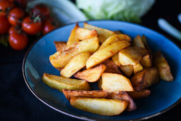 delicious home made wedges fries 