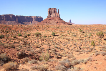 Monument Valley in Utah and Arizona, USA