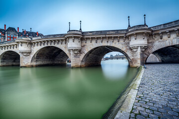 Fototapeta na wymiar The Pont Neuf and the Seine river, Paris, France