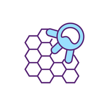 recommend clip art: Autoimmune disease RGB color icon. Lesion healthy cells. Targeting only one organ. Immune-system misfire. Inflammation and pain. Body immunity attacking liver cells. Isolated vector illustration