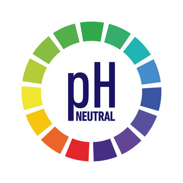 PH Neutral Balance Vector Icon, Badge Seal, Logo