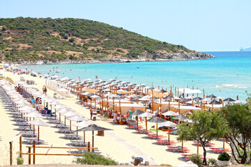 Ammolofoi beach is the most popular and most beautiful beach of northern Greece. Located at about 1km from Nea Peramos, near Kavala.