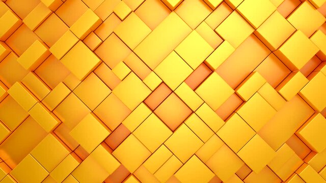 Background of Geometric Shapes. Abstract motion, loop, two color, 3d rendering, 4k resolution
