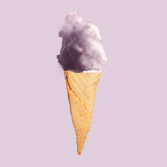 Contemporary art collage, modern design. Summertime mood