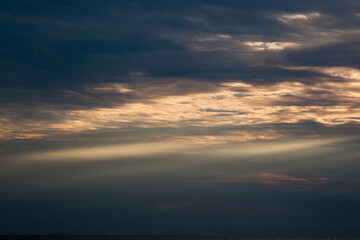Fototapeta na wymiar Abstraction of the sky at sunrise