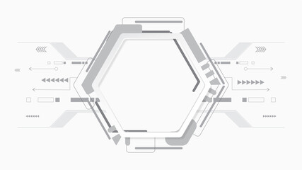 Obraz premium Abstract technology background, Illustration,Hi-tech communication concept innovation background,science and technology digital background