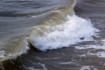 Ocean waves in the morning sunshine
