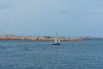 Old Multi Mast Sailboat in Sweden.