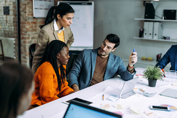Cinematic image of   employers working in a start up business