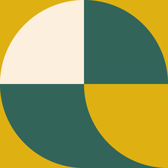 Square template in trending colors 2021. Abstract pattern for printing on posters, decorative pillows, bed textiles, fabrics, painting design in the interior. Vector graphics.