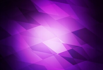 Dark Purple vector template with rhombus.