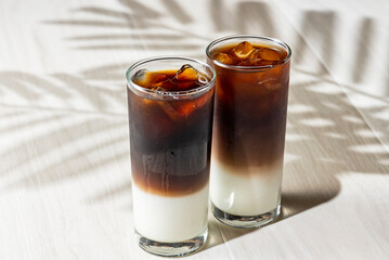 アイスコーヒー　カフェラテ　カフェオレ