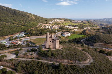 Fototapeta premium Castillo de la Mota en Alhaurín el Grande en la provincia de Málaga, España