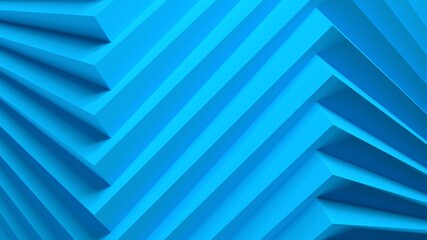 Obraz premium 3d render abstract blue composition background wallpaper geometric pattern shapes light lighting backdrop