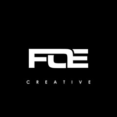 FOE Letter Initial Logo Design Template Vector Illustration