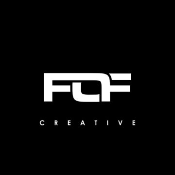 FOF Letter Initial Logo Design Template Vector Illustration
