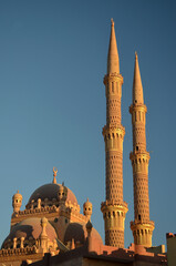 Fototapeta na wymiar Old Market Mosque - Sharm El Sheikh, Egypt - Al Sahaba Mosque.