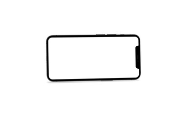 smartphone  With Blank Screen in 3d