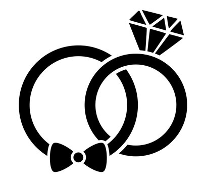 Wedding Rings Icon High-Res Vector Graphic - Getty Images