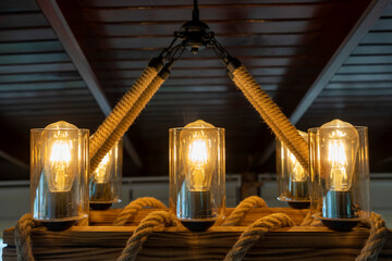 Led Filament rustic bulb yellow