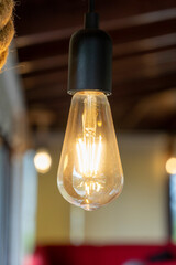 Led Filament rustic bulb yellow