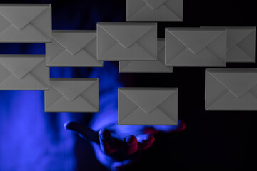 Email Inbox Electronic Communication Graphics Concept