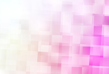 Light Pink, Yellow vector template with rhombus.