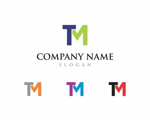 Letters T and M Logo Vector 001