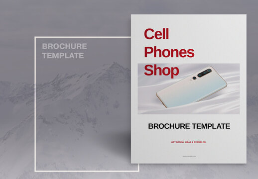 Cell Phone Shop Brochure Layout