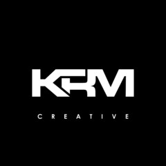 KRM Letter Initial Logo Design Template Vector Illustration