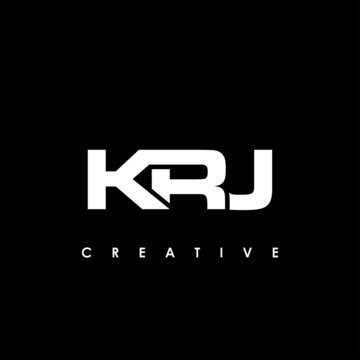 KRJ Letter Initial Logo Design Template Vector Illustration