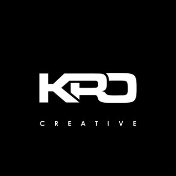 KRO Letter Initial Logo Design Template Vector Illustration