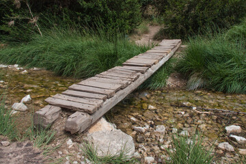 Wooden bridge