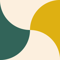 Square template in trending colors 2021. Abstract pattern for printing on posters, decorative pillows, bed textiles, fabrics, painting design in the interior. Vector graphics.