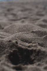 Fototapeta na wymiar detail photography of desert sand beach