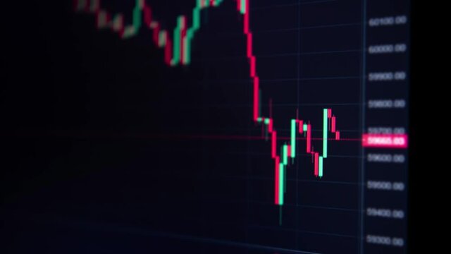 Graph of crypto currency online. Quotes of eth and btc at stock exchange. Stock exchange market chart of ethereum. View at the app on the screen of the laptop or pc